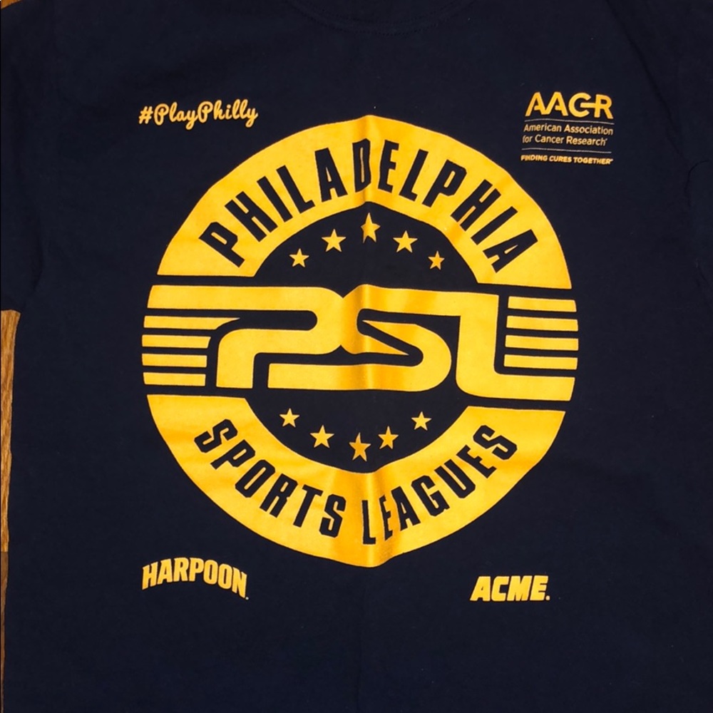 navy blue t-shirt